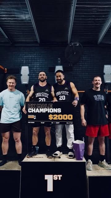 Bunker HQ athletes on the podium