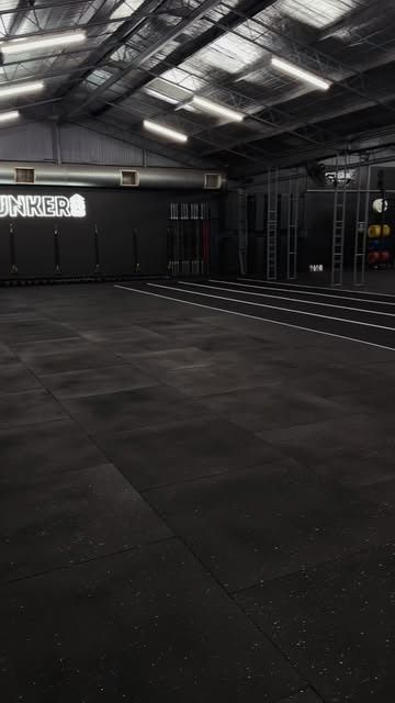 The floor before the crew arrives